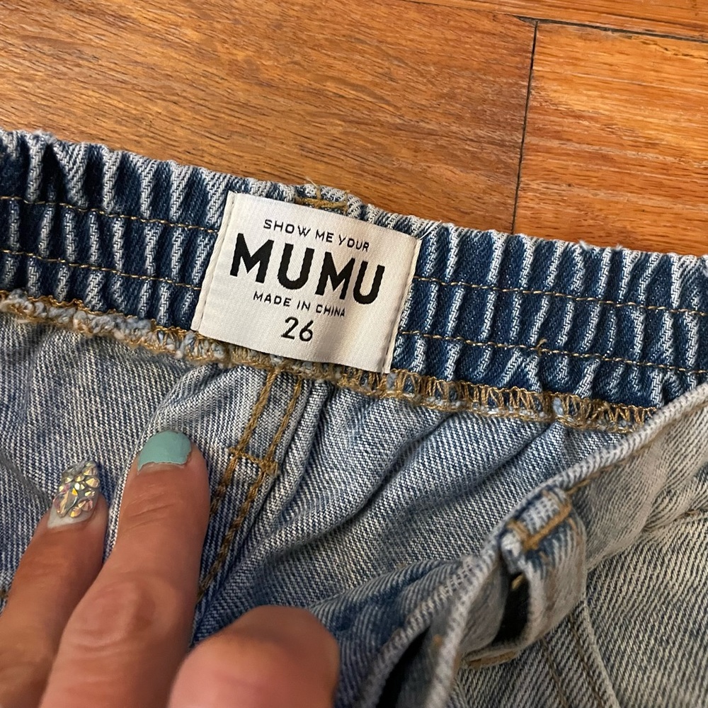 NWT Mumu sedona straight jean sz 26 - Picture 4 of 5
